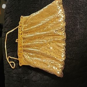 Gold MESH WHITING & DAVIS MADE USA SEIAL NO 2898 ANTIQUE 1900s